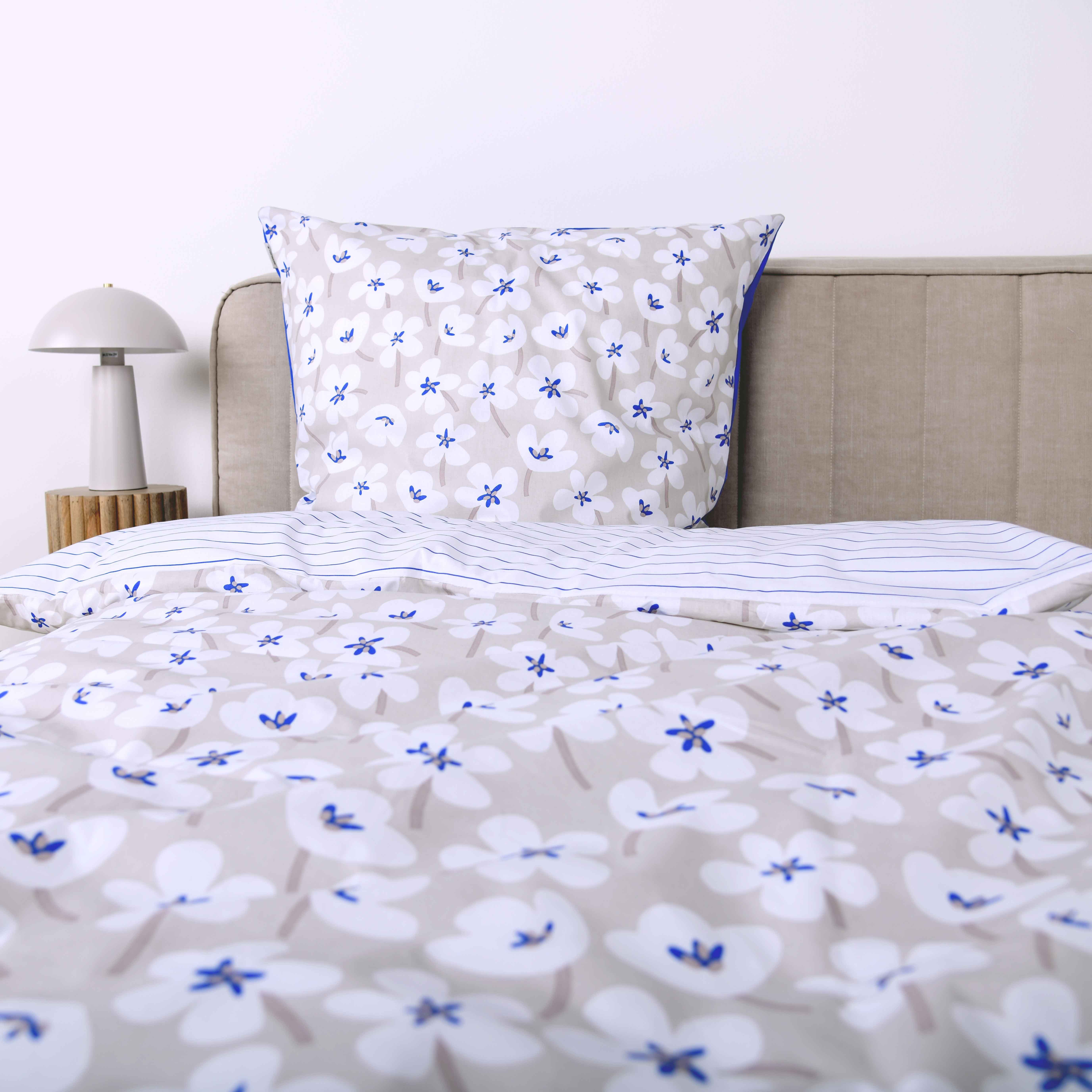 TOM TAILOR HOME Bettwäsche FRESH FLOWERS 135x200cm, 155x220cm oder 200x220cm, Renforcé, 3 teilig, new bedroom, mit farbigem Markenreißverschluss – Bild 2 von 5
