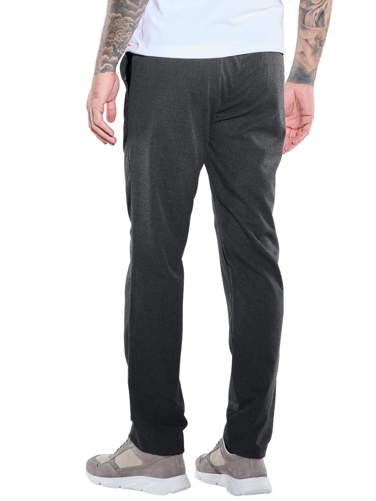 emilio adani Chinohose Herren Chino straight, Dunkelgrau