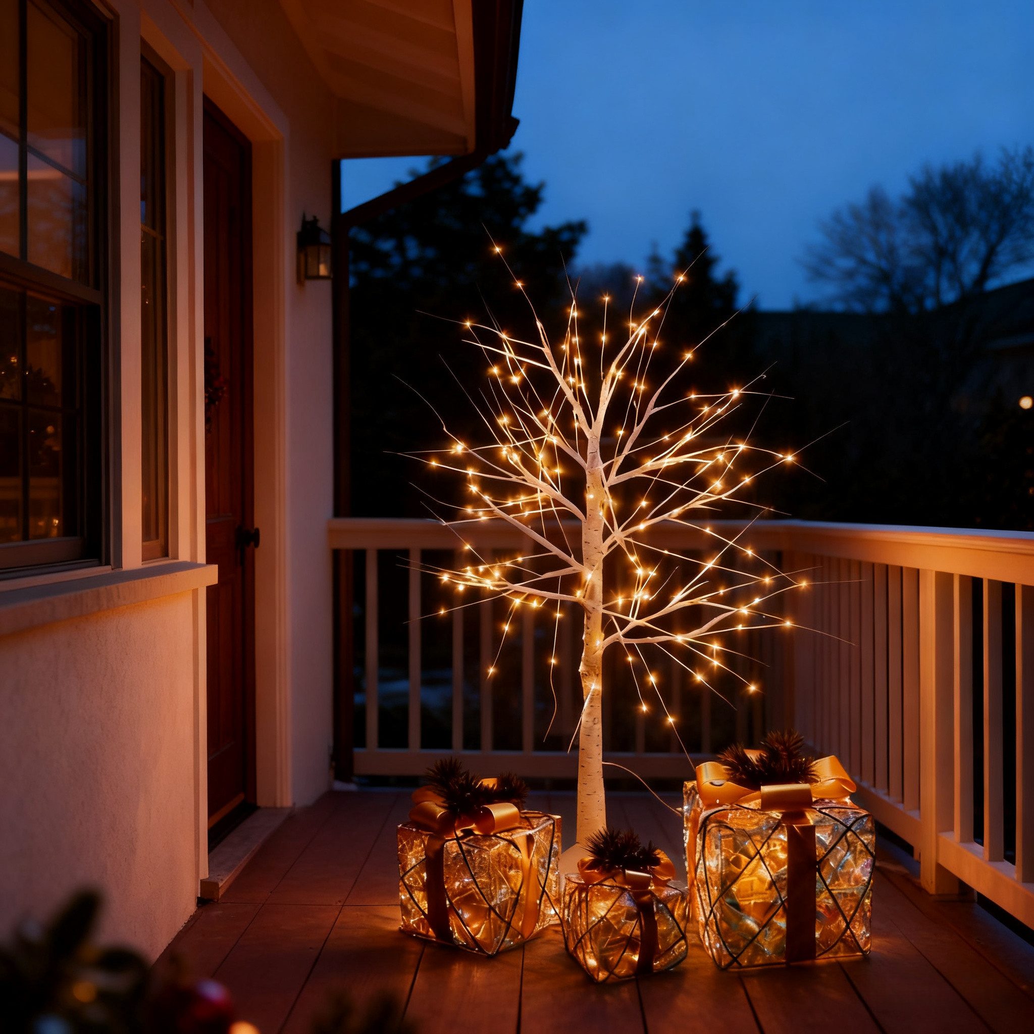 CCLIFE LED Baum Led Lichterbaum Innen Weihnachten Baum Innen, Birkenbaum Li günstig online kaufen