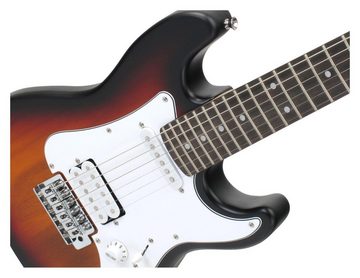 Rocktile E-Gitarre Sphere Junior elektrische Gitarre für Kinder, 1 Humbucker/1 Single Coil Tonabnehmer, 22 Bünde