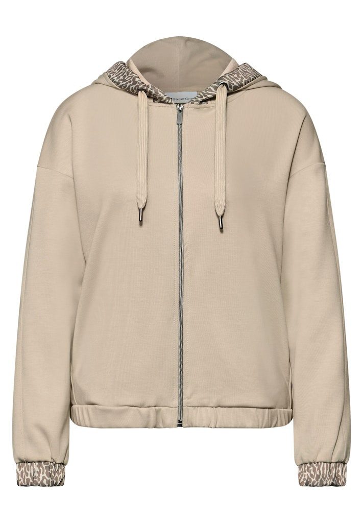 STREET ONE Funktionsjacke STREET ONE / Da.Sweat-Jacke / silk look hoody jac günstig online kaufen