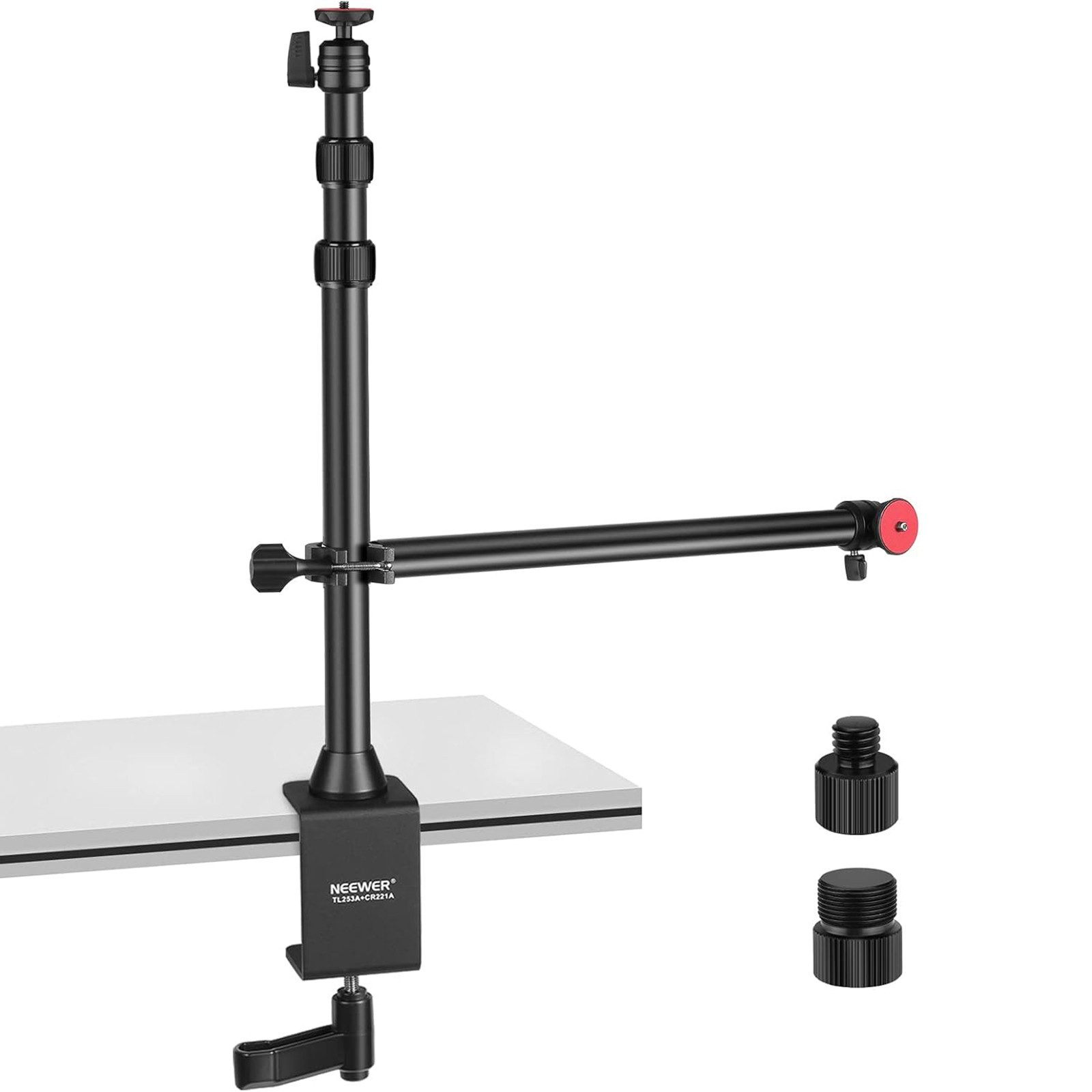 Kamerahalterung TL253A+CR221A Tisch Kamera Mount, mit Overhead Camera Montagearm