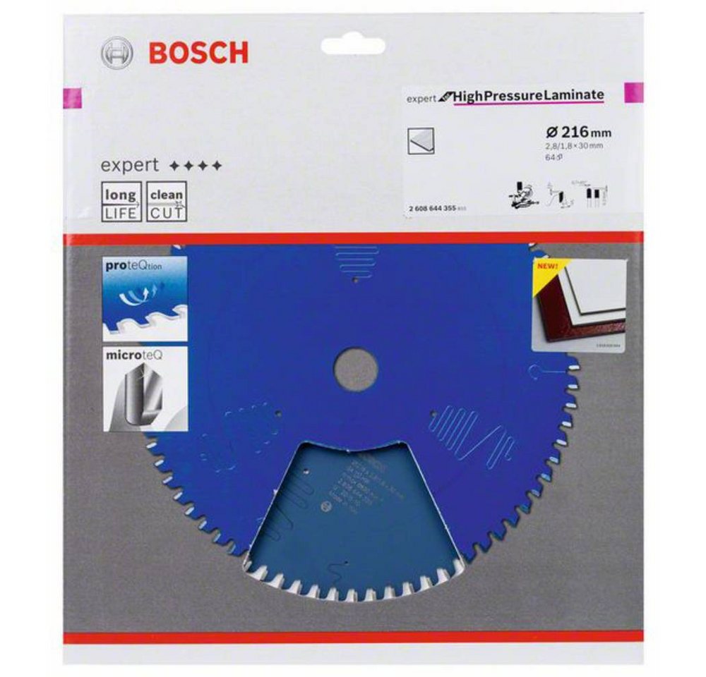 Thumbnail - BOSCH Kreissägeblatt Kreissägeblatt Expert for High Pressure Laminate