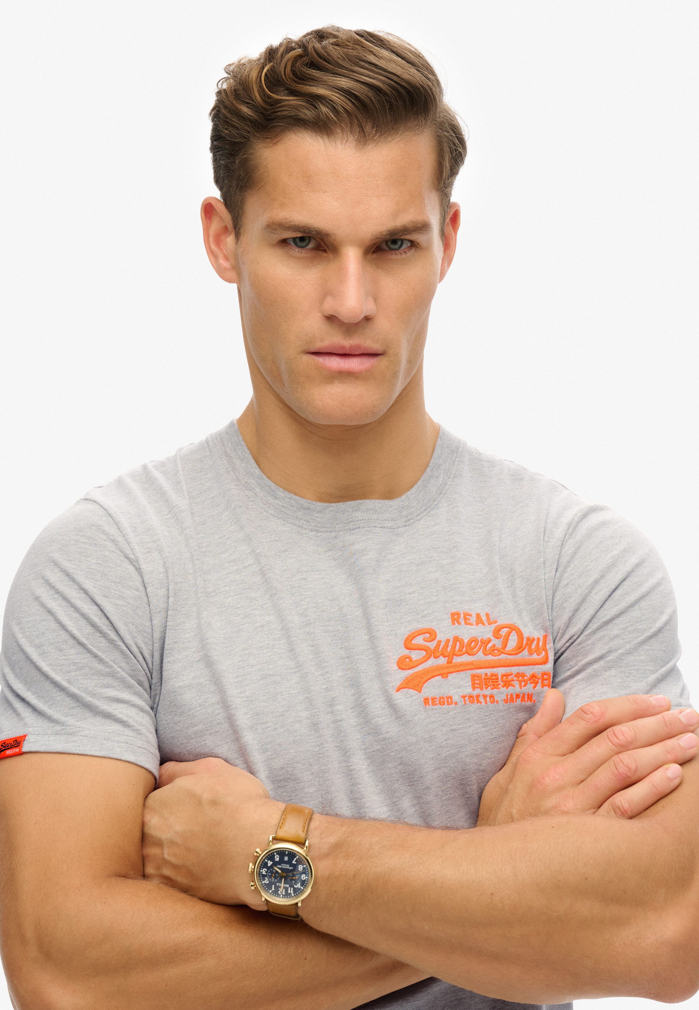 Superdry Rundhalsshirt VL EMBROIDERED RELAXED TEE günstig online kaufen