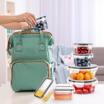 MUKEAO Frischhaltedose Frischhaltedosen-Set – (26-teilig) Lunchbox Vorratsdosen, PP, (26-tlg)