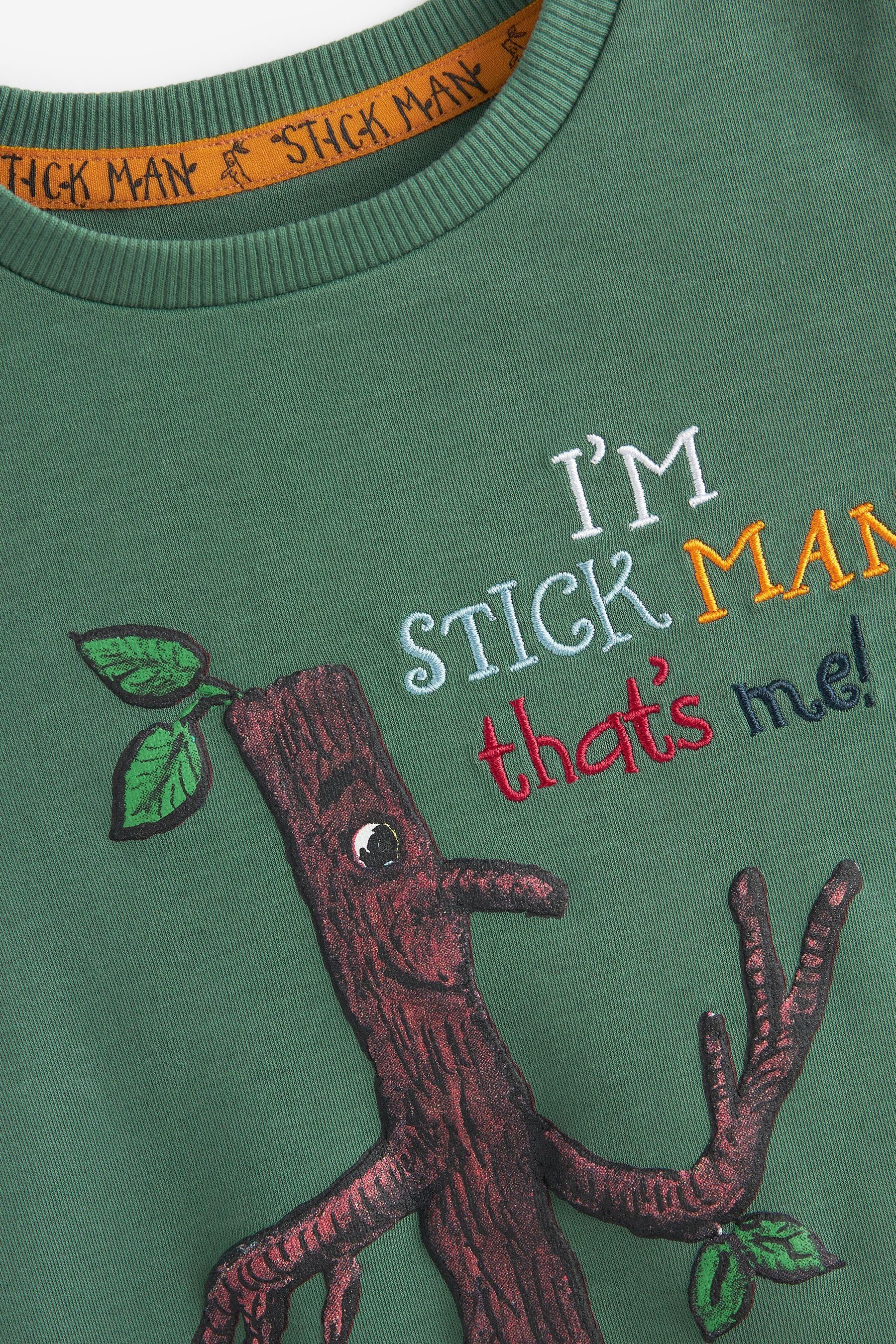 Man Pyjama tlg) Stick Kuschel-Pyjama Green Next (2