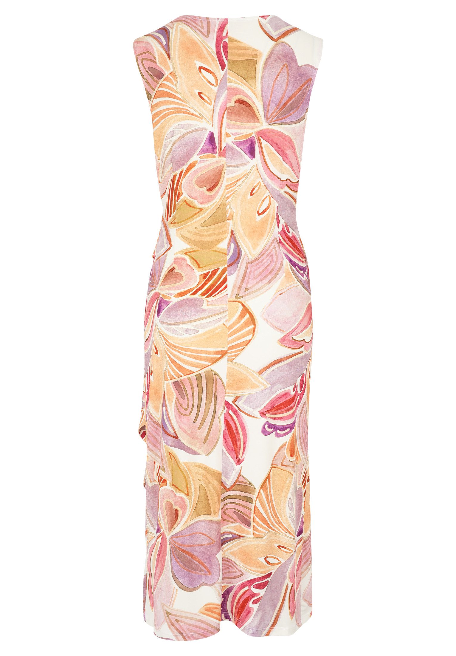 Cartoon Jerseykleid Damen mit Raffung Form