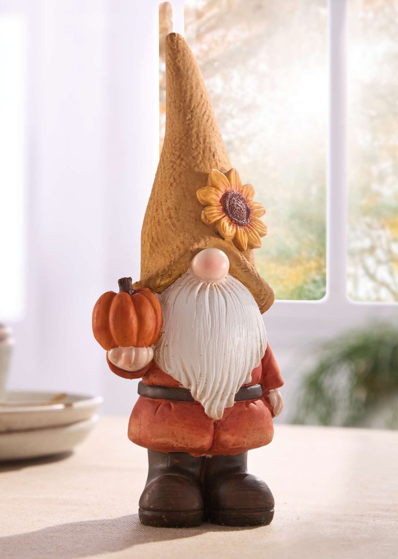 Dekoleidenschaft Wichtel "Herbstwichtel" 23 cm hoch, günstig online kaufen