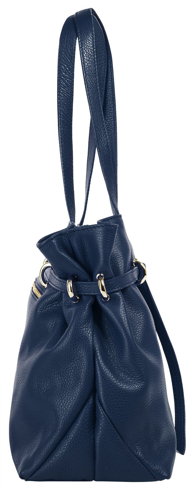 Samantha Look Henkeltasche SAMANTHA LOOK Damen echt Leder, Made in Italy, echt Leder, Made in Italy – Bild 5 von 5