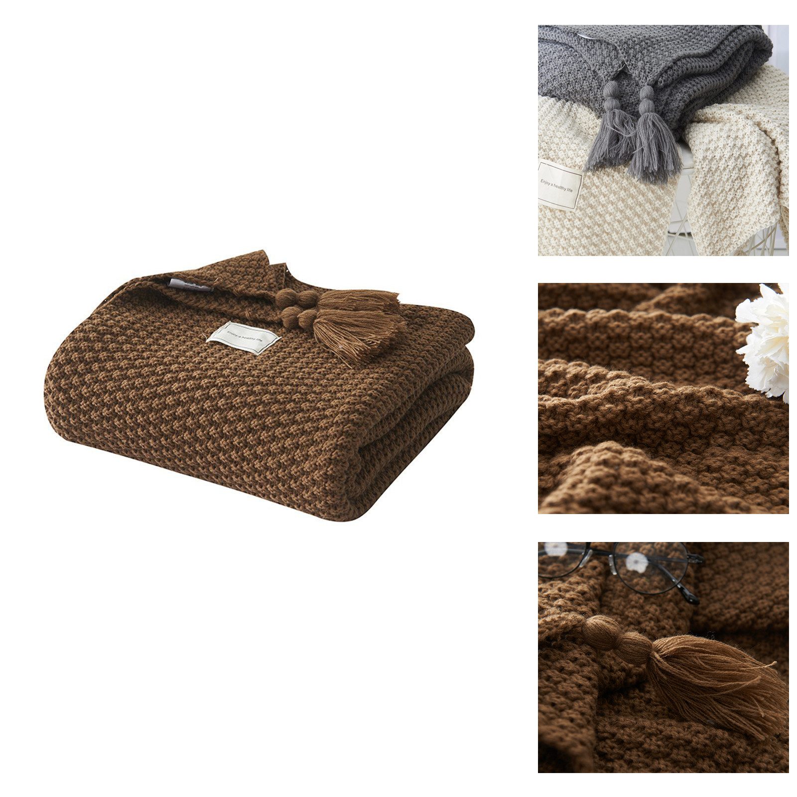 Wohndecke Weich Wohndecke, Sofa Kuscheldecke Flauschig,Sofa Decken, BTTO, D günstig online kaufen