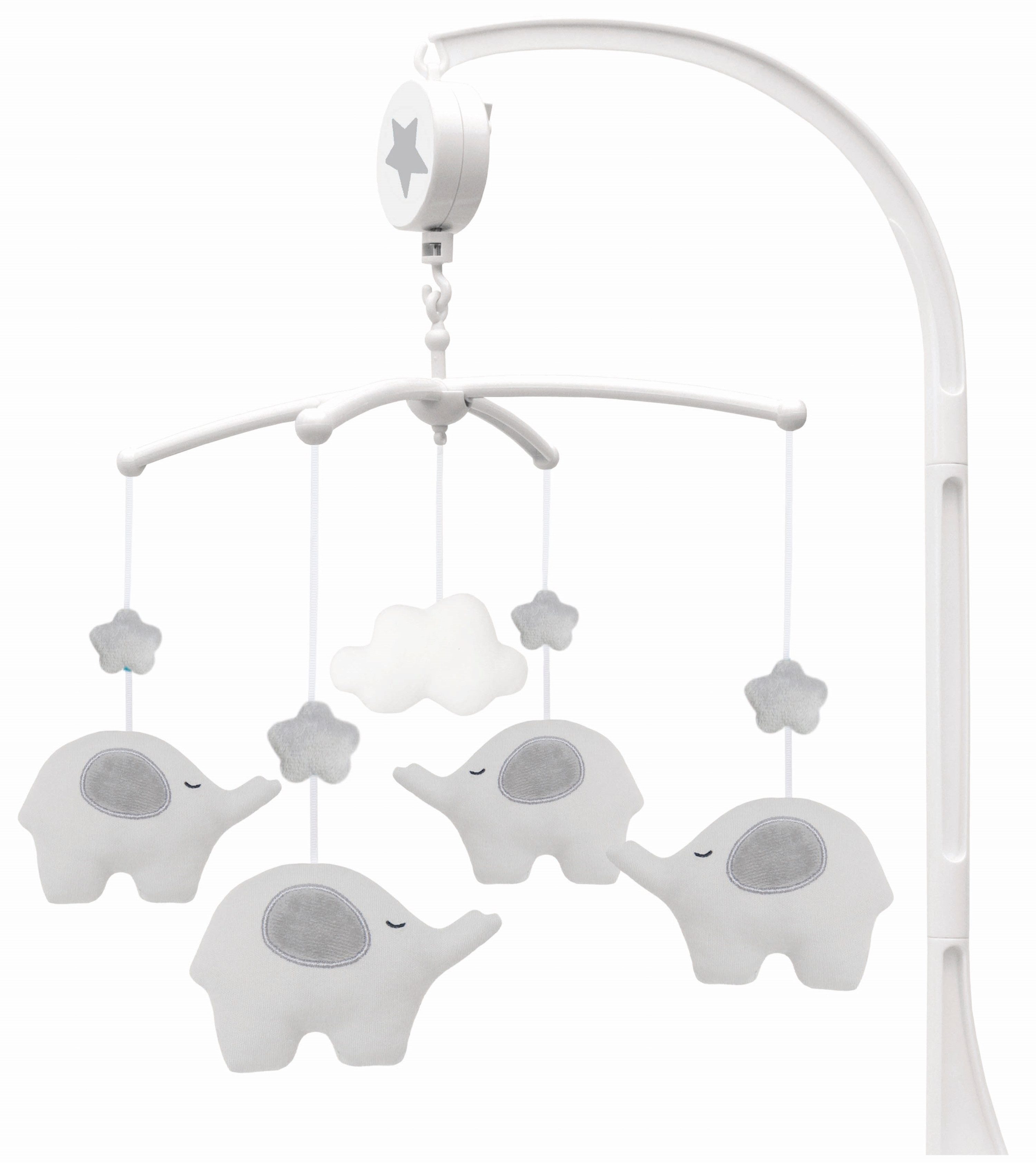 JaBaDaBaDo Mobile Musikmobile Elefant grau