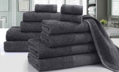 IhrHauz Handtuch Handtücher 6er Set aus 100% Ägyptischer Baumwolle 450 gsm, (6-St)