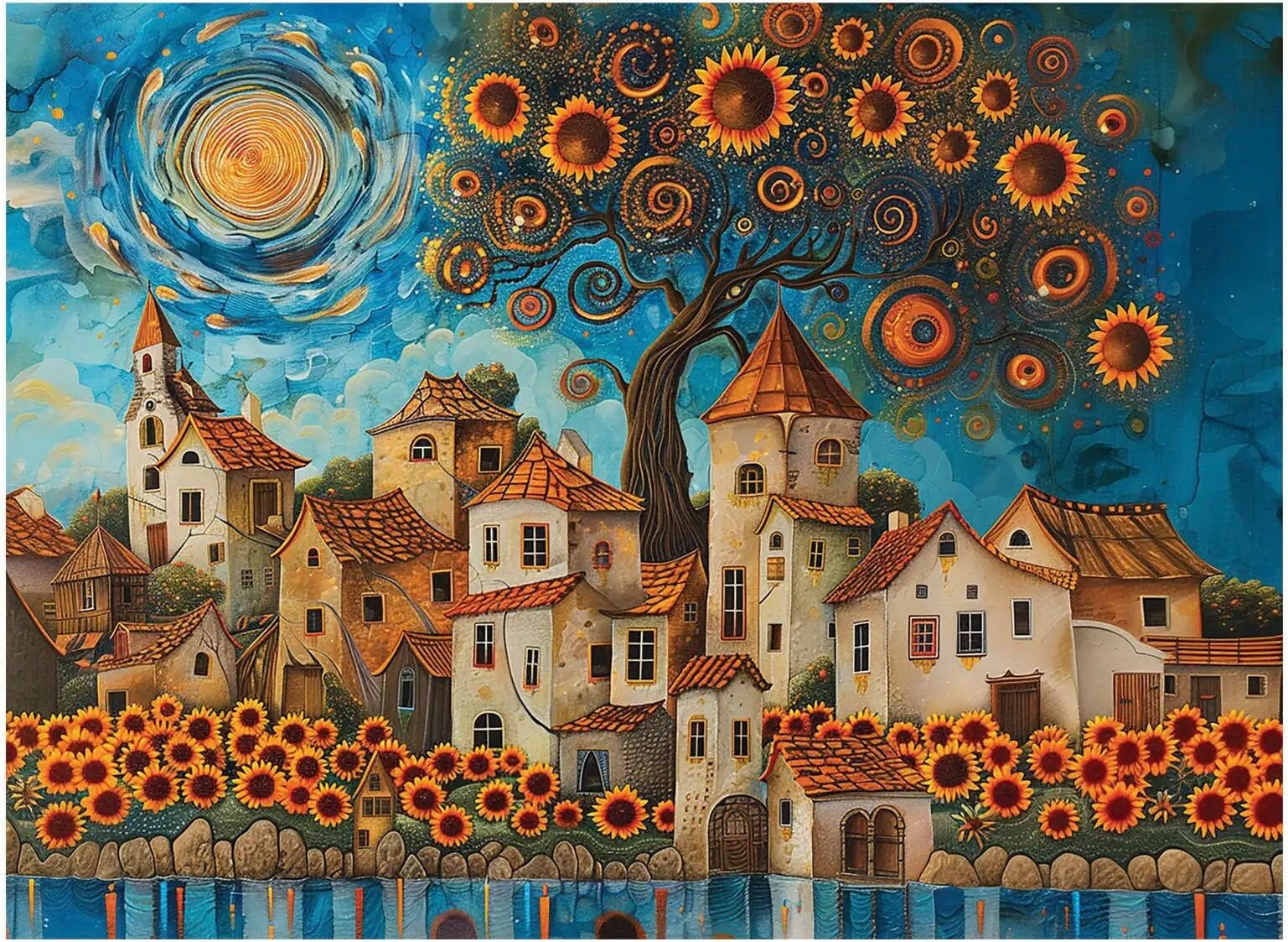 ANATOLIAN Puzzle ANATOLIAN Puzzle Slunečnice 1000 dílků, Puzzleteile