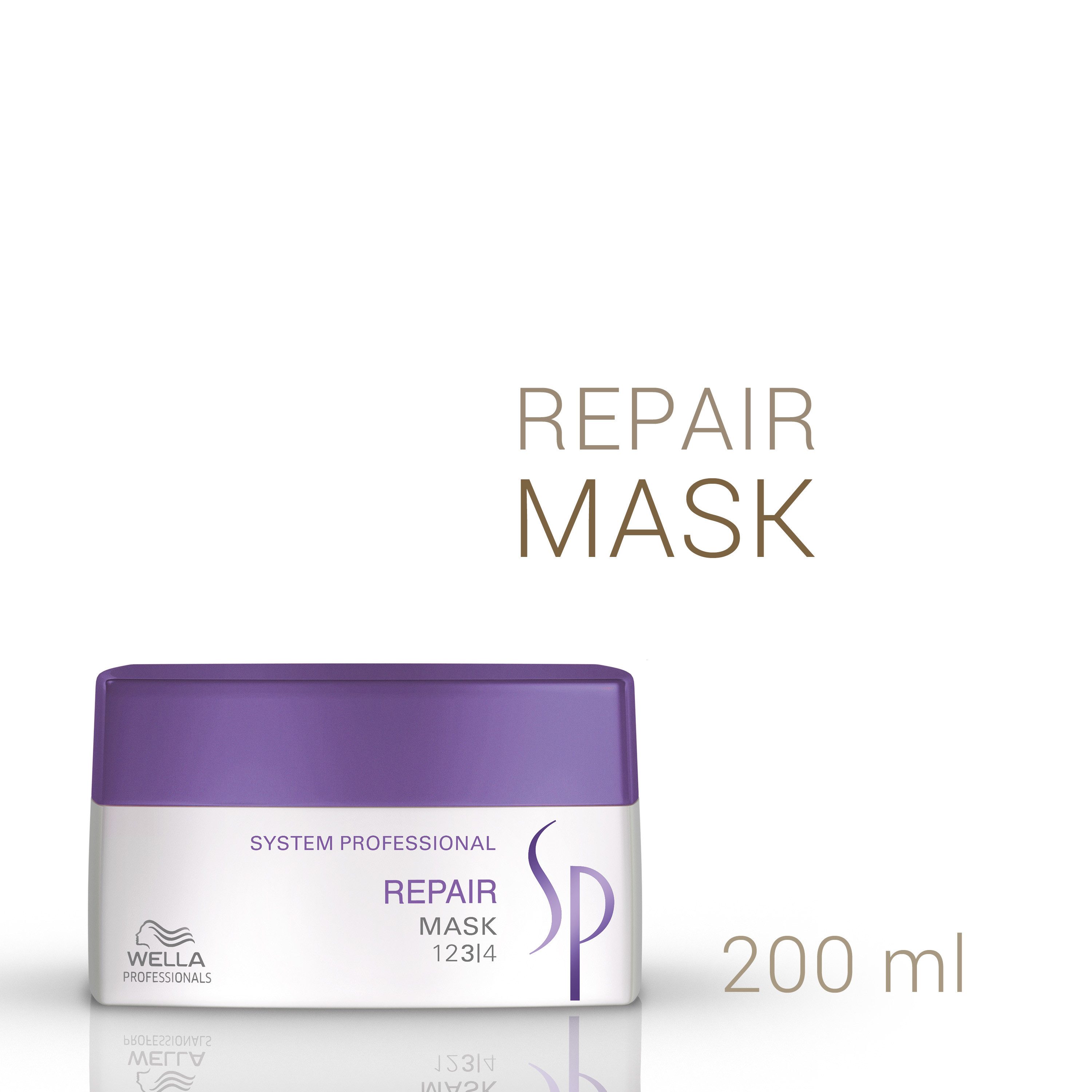 Wella SP Haarmaske Repair Mask, sanfte Pflege, kräftigend, baut die Struktur wieder auf