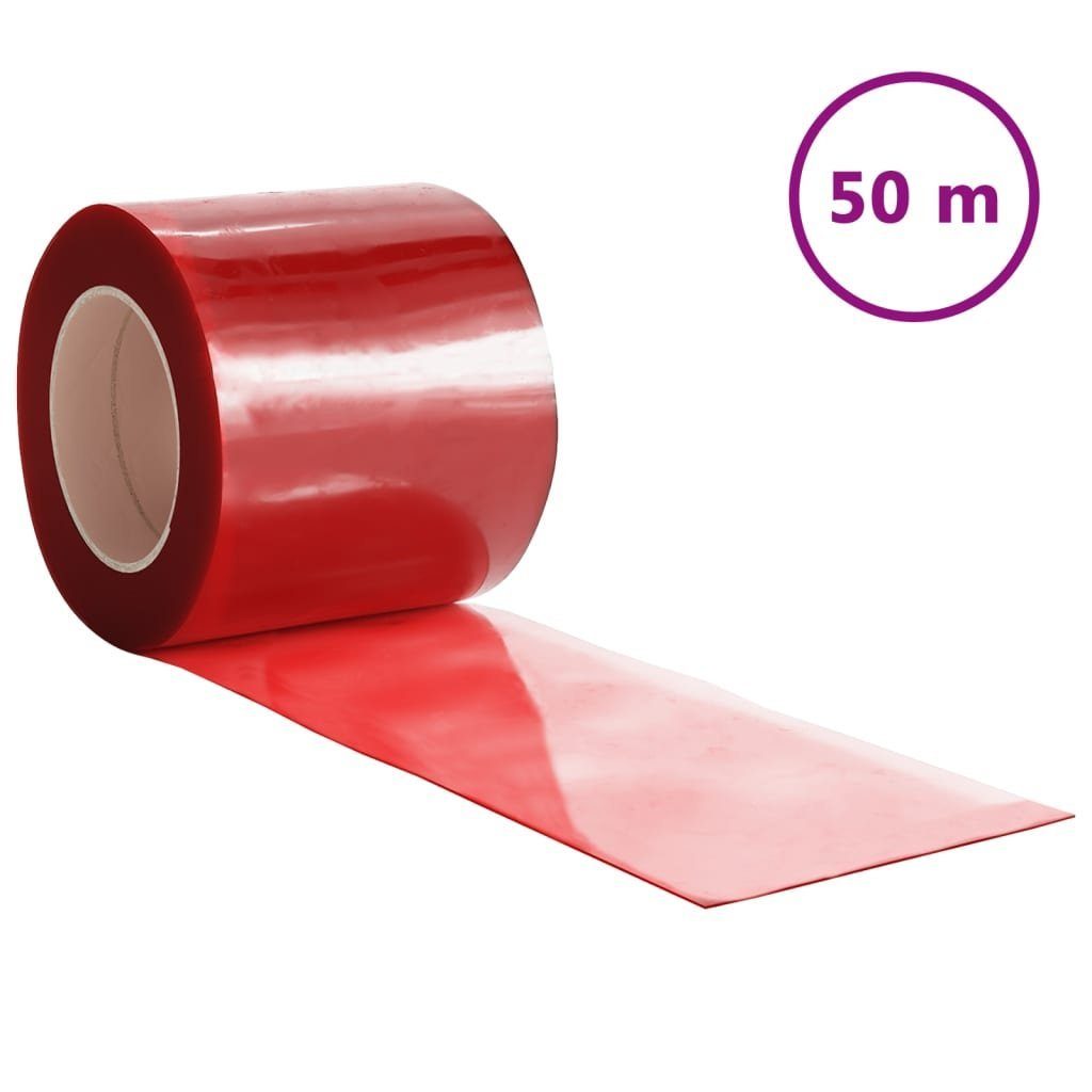 m Türvorhang (1 50 Rot 200x1,6 St) PVC, Vorhang mm furnicato,