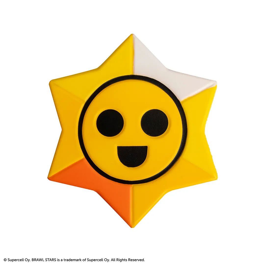 Cinereplicas Merchandise-Figur Squishy Starr Drop: Brawl Stars Anti-Stress Figur