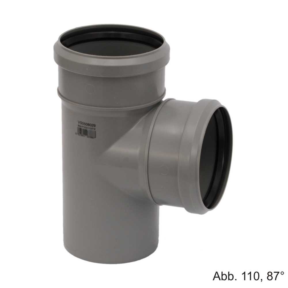 Ostendorf Kunststoffe Wasserrohr HT-Abzweig DN 110-110-87°