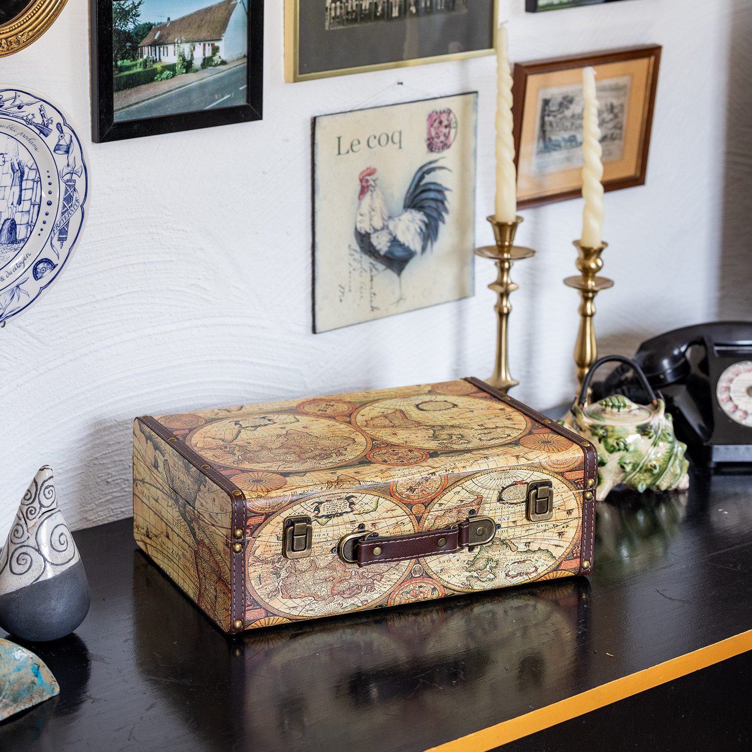 HMF Aufbewahrungsbox Handgefertigter Vintage Koffer aus günstig online kaufen