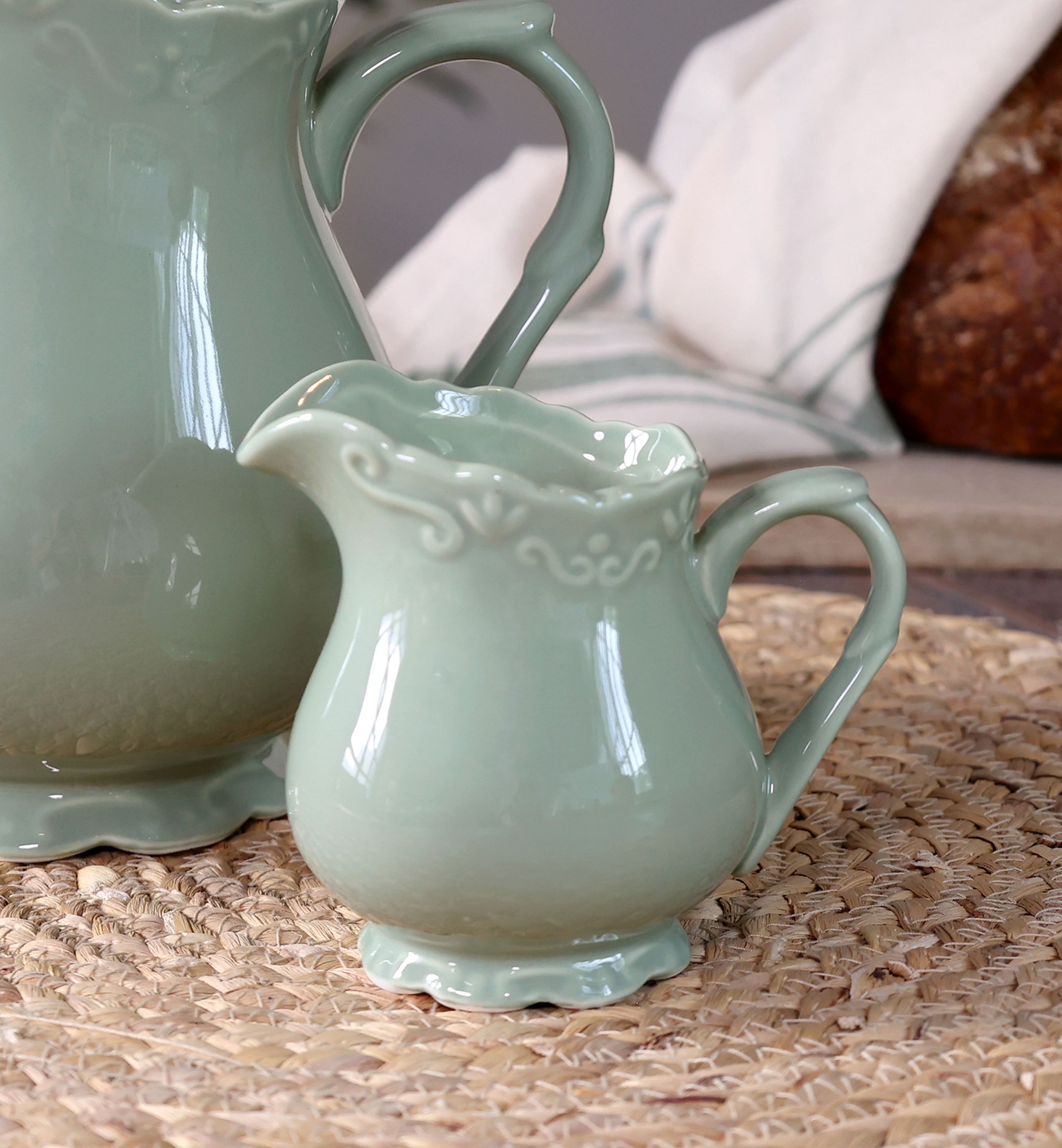 Chic Antique Milchkännchen Chic Antique Milchkännchen Sahnekännchen Kanne Porzellan Provence