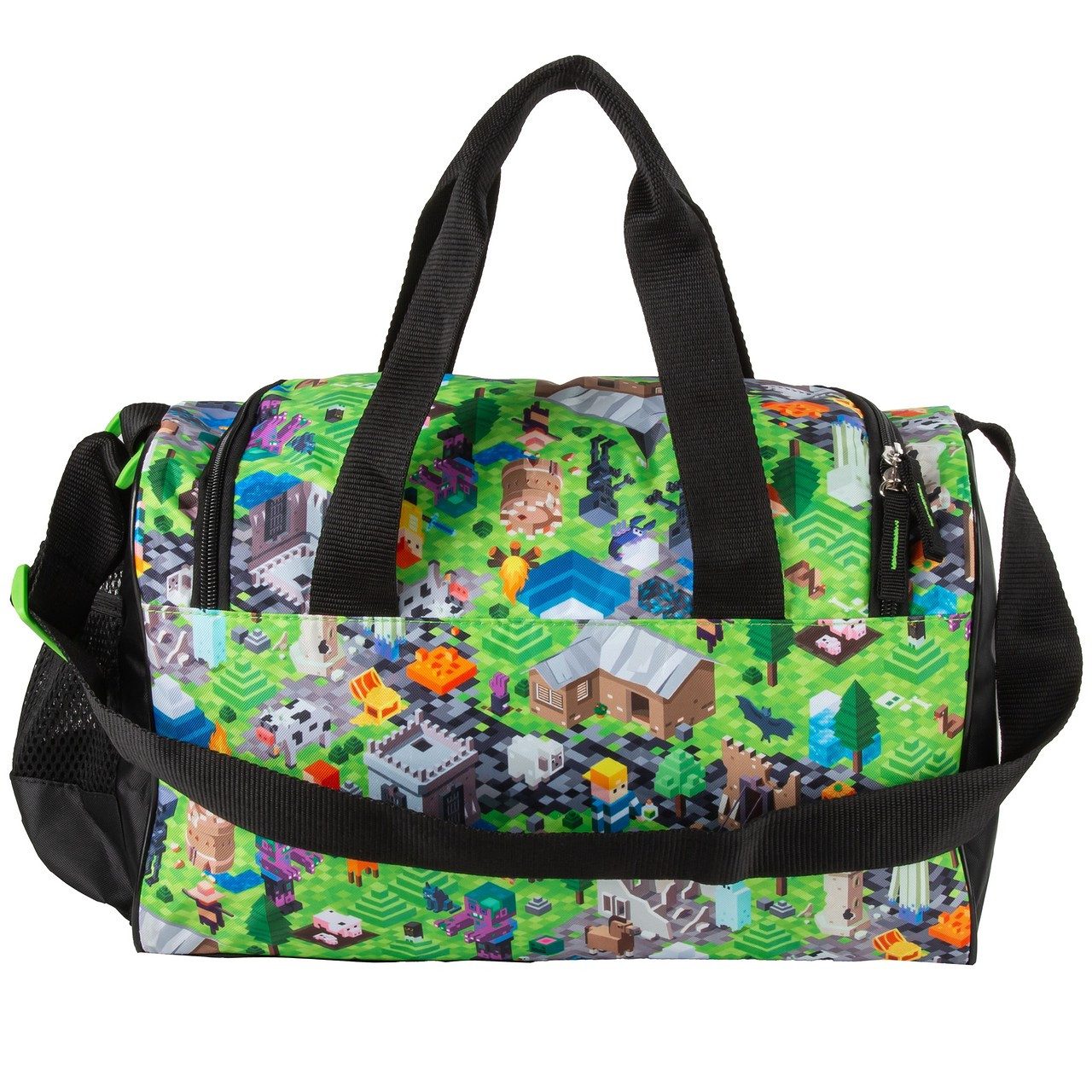 DERFORM Sporttasche Pixel Game Play Schultertasche Umhängetasche Tasche Schultasche