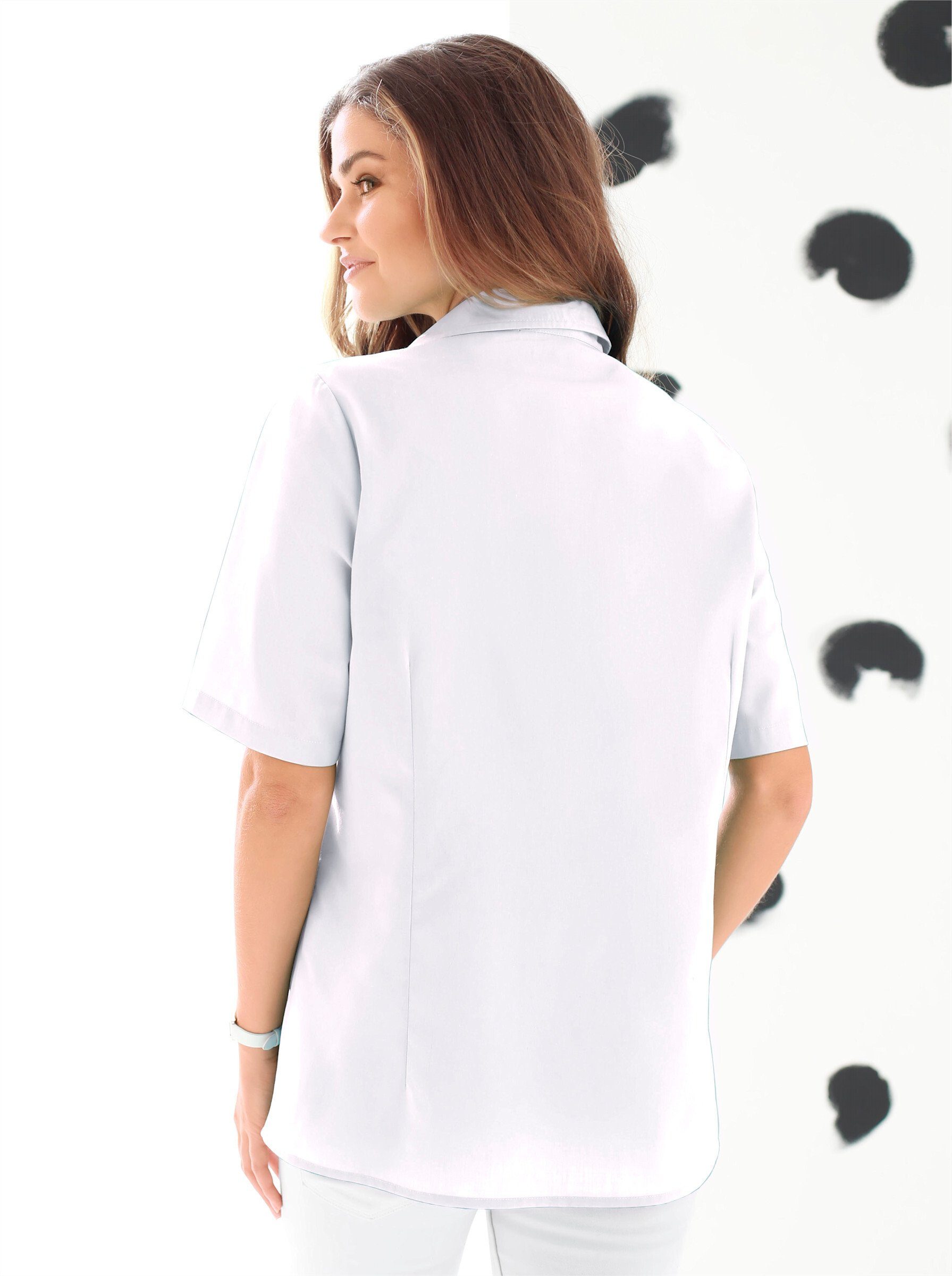 Sieh an! Klassische Bluse Bluse Kurzarm