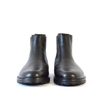 SORBAS '92 Black gefütterte Leder Chelsea Boots Chelseaboots