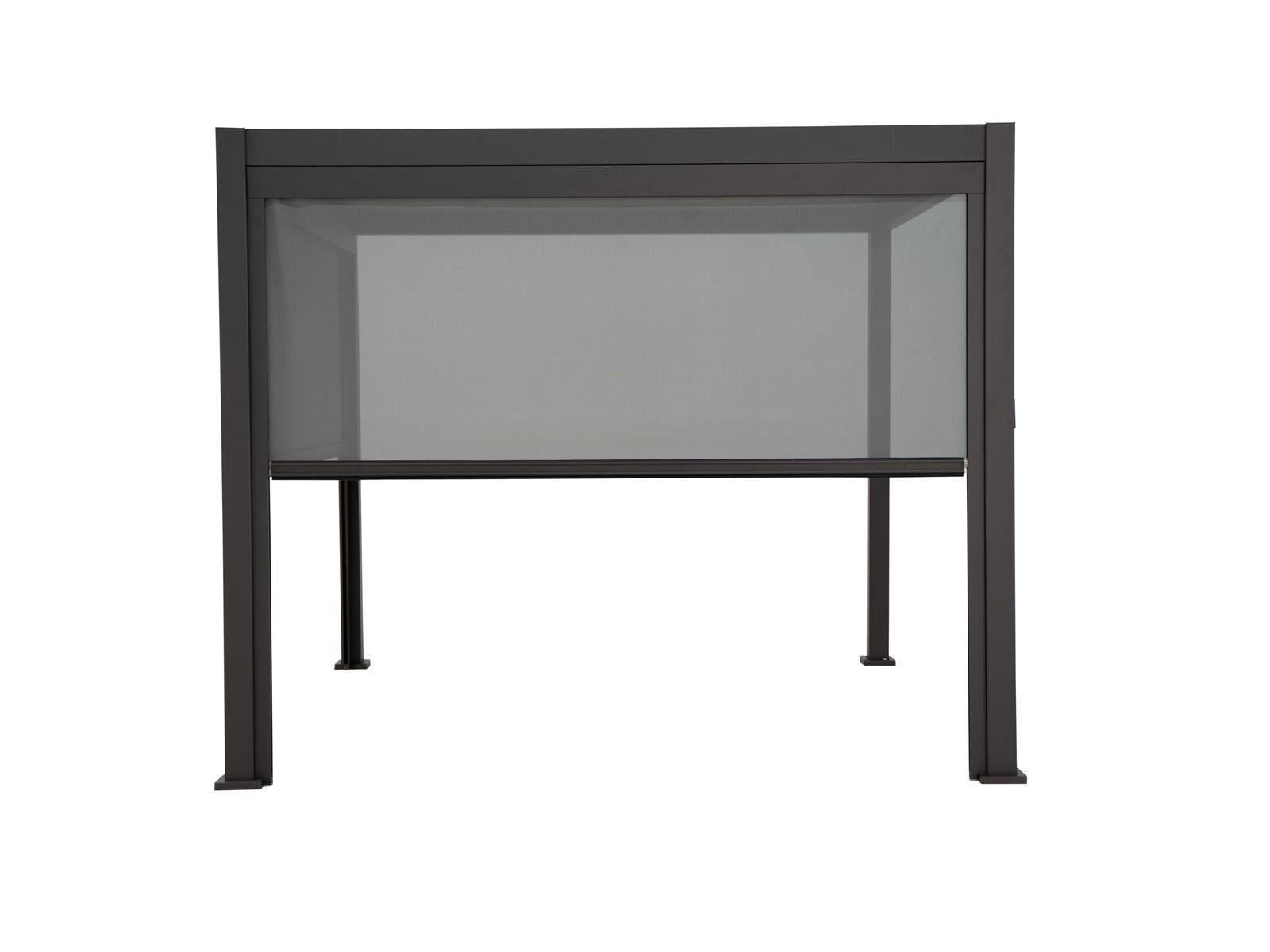 Green Spirit Pergola »Mirador« Sonnenrollo für 4m Pergola Sichtschutz Windschutz Rollo, (1-tlg., ein Sonnenrollo für Green Spirit Pergola Classic und Deluxe), anthrazit, für Pergola Classic & Deluxe, wetterfest - Garten, Terrasse