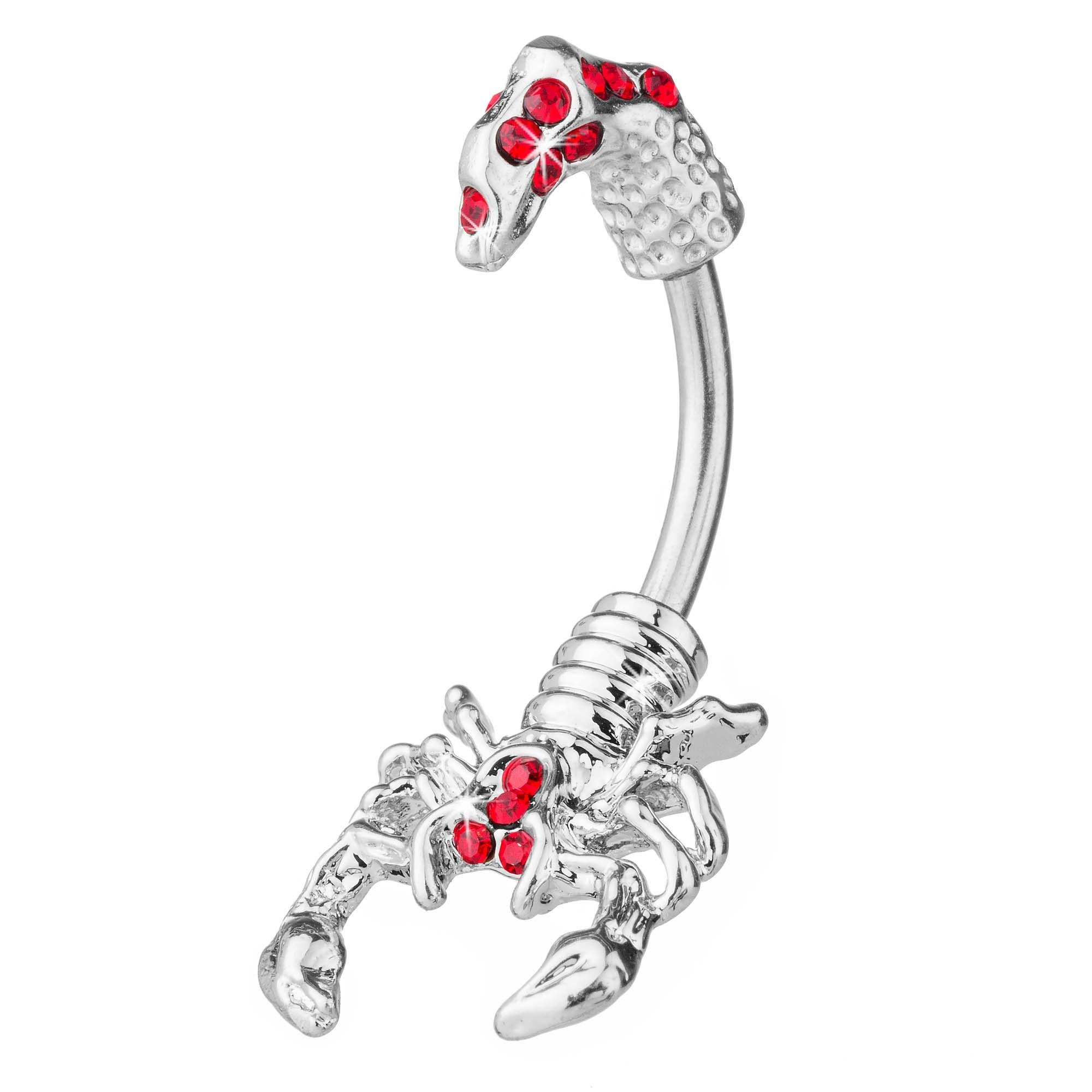 Taffstyle Bauchnabelpiercing Bauchnabel Piercing Chirurgenstahl Skorpion, günstig online kaufen