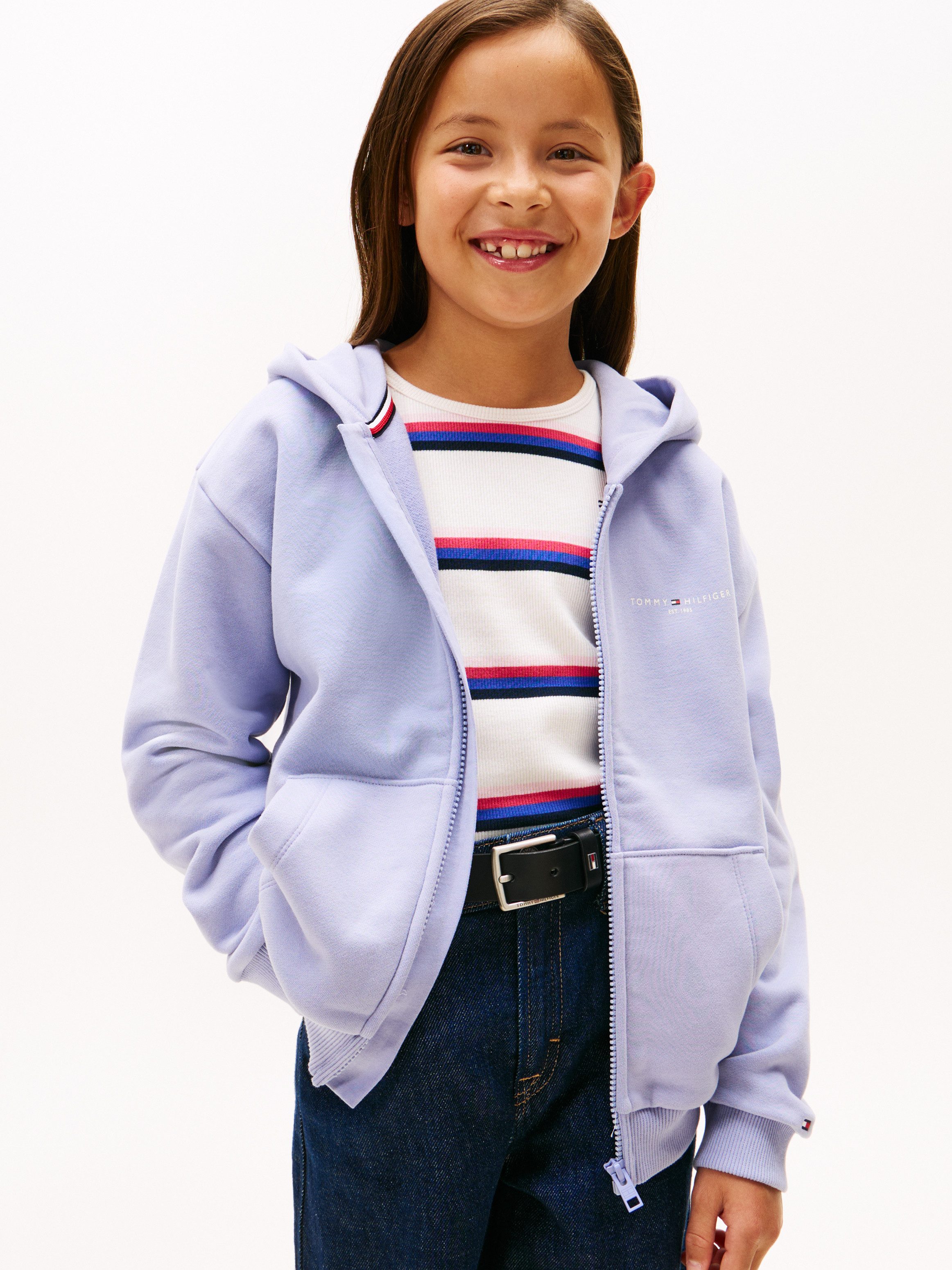 Tommy Hilfiger Sweatjacke Regular fit, für Kinder bis 16 Jahre