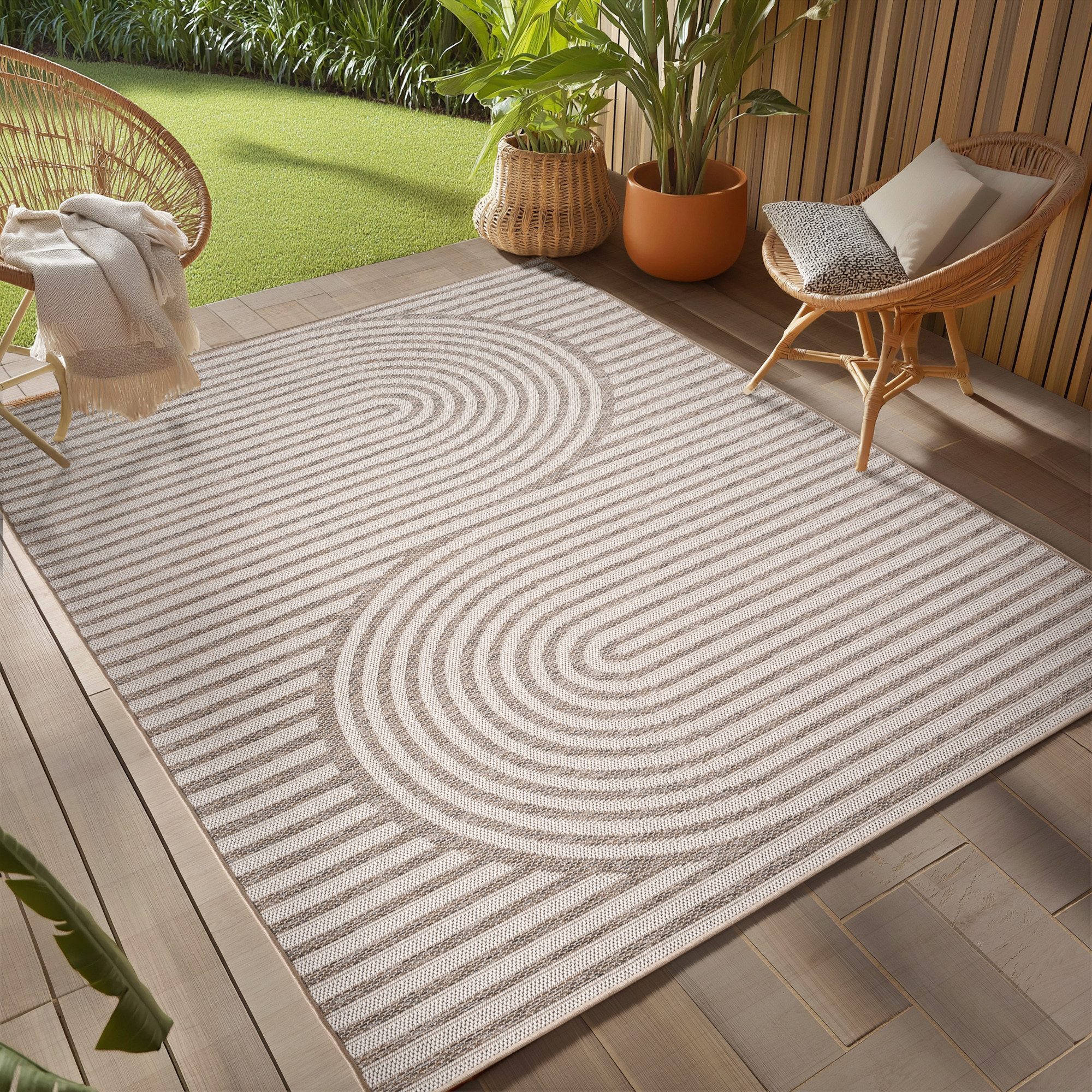 Teppium Teppich Boho Flachgewebter Teppich, Rechteckig, günstig online kaufen