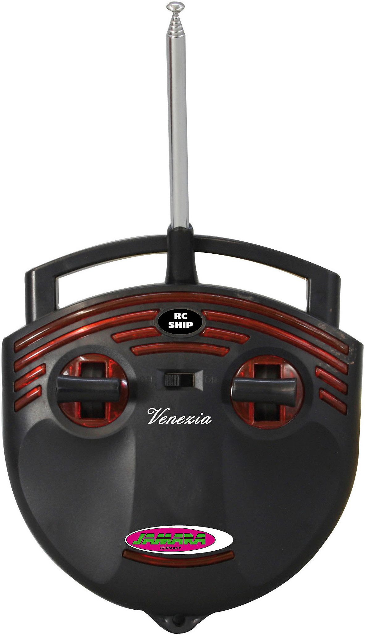 Jamara RC-Boot Venezia, 2 Kanal 40MHz, mit LED beleuchteter Fernsteuerung
