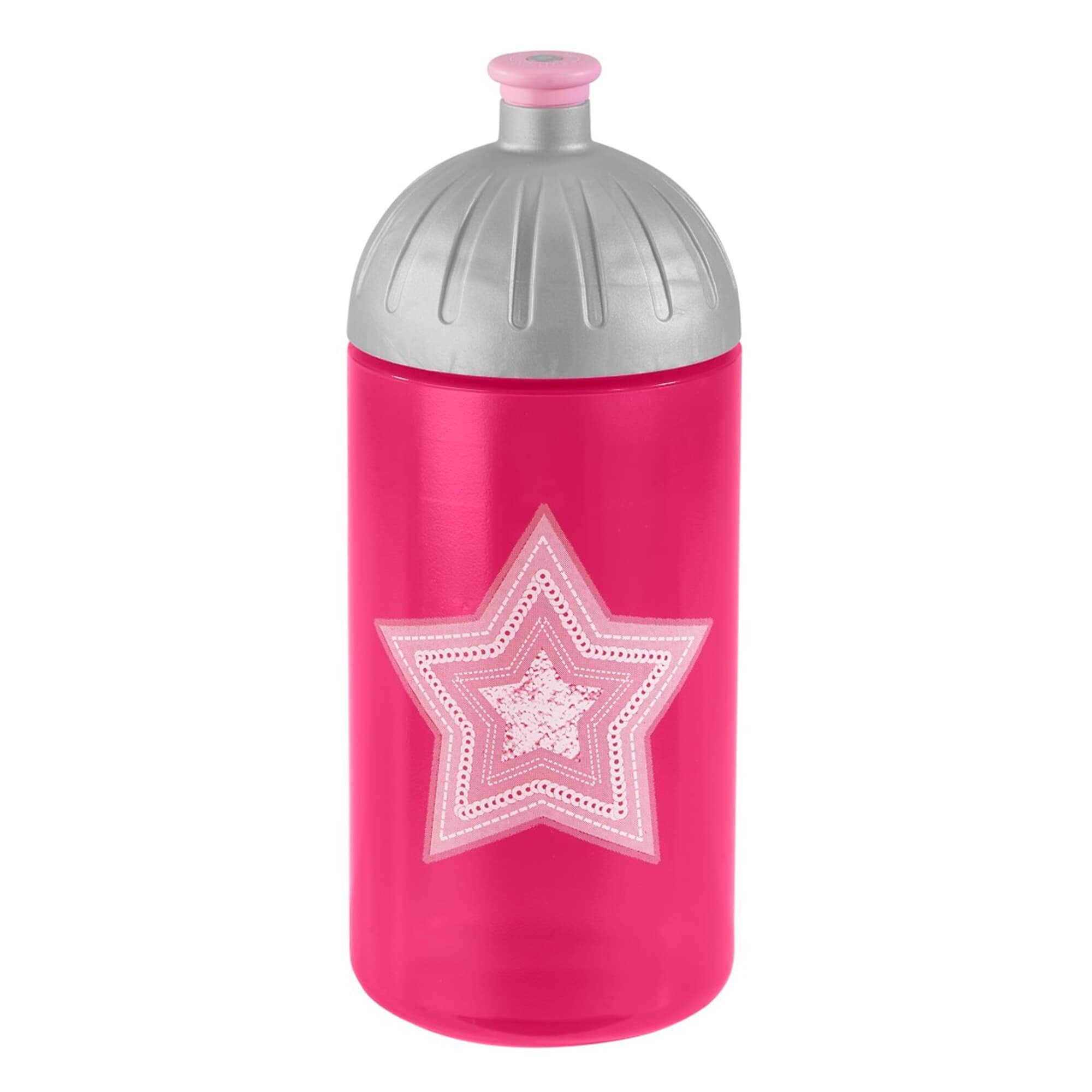 Step by Step Trinkflasche und Glamour Kindergarten Pink Astra, Schule l, Star für 0,5