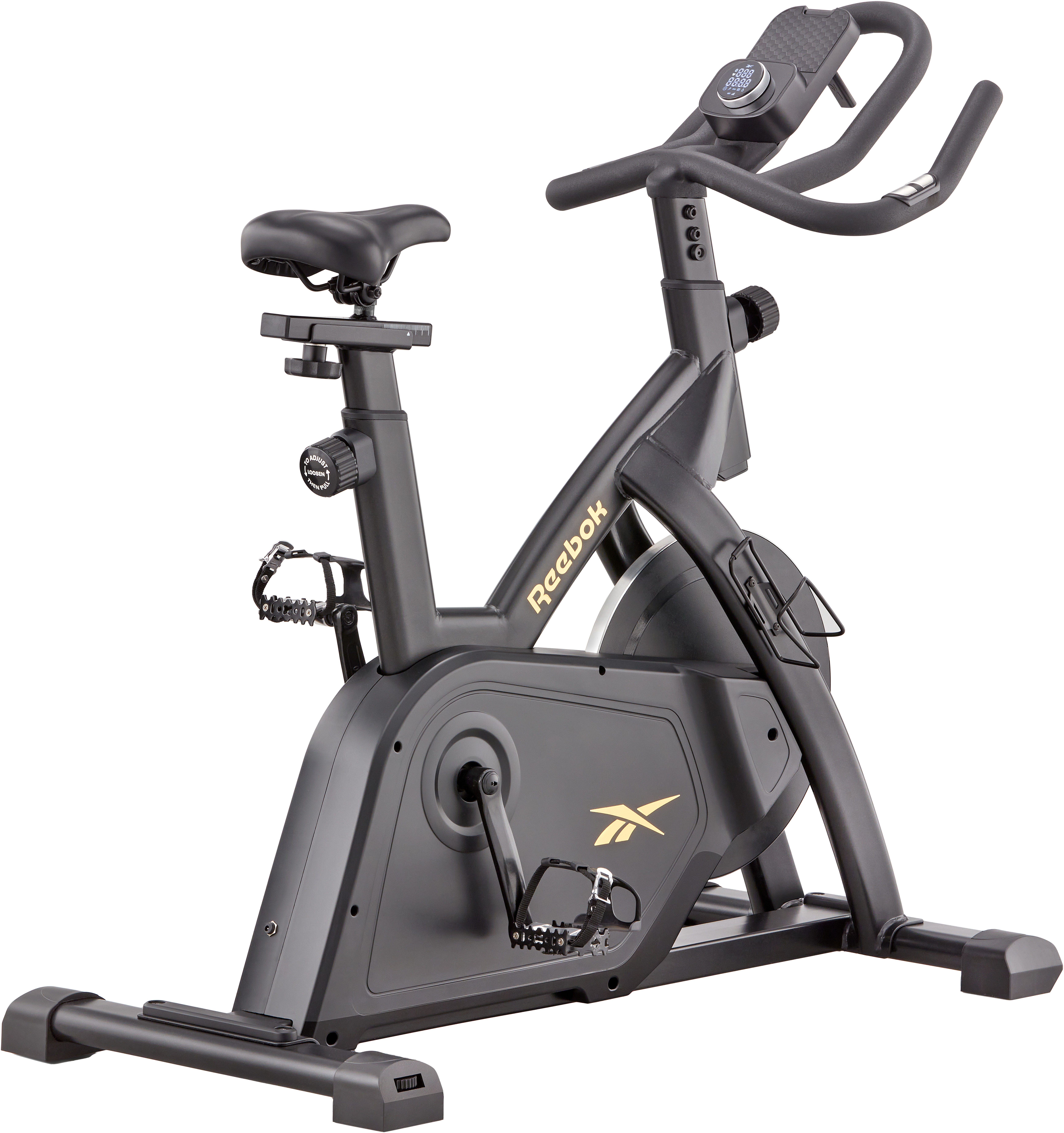 Reebok Speedbike FR30 Speedbike (mit Tablet-Halterung), 135 kg max. Benutzergewicht, Fahrrad, 32 Widerstandsstufen
