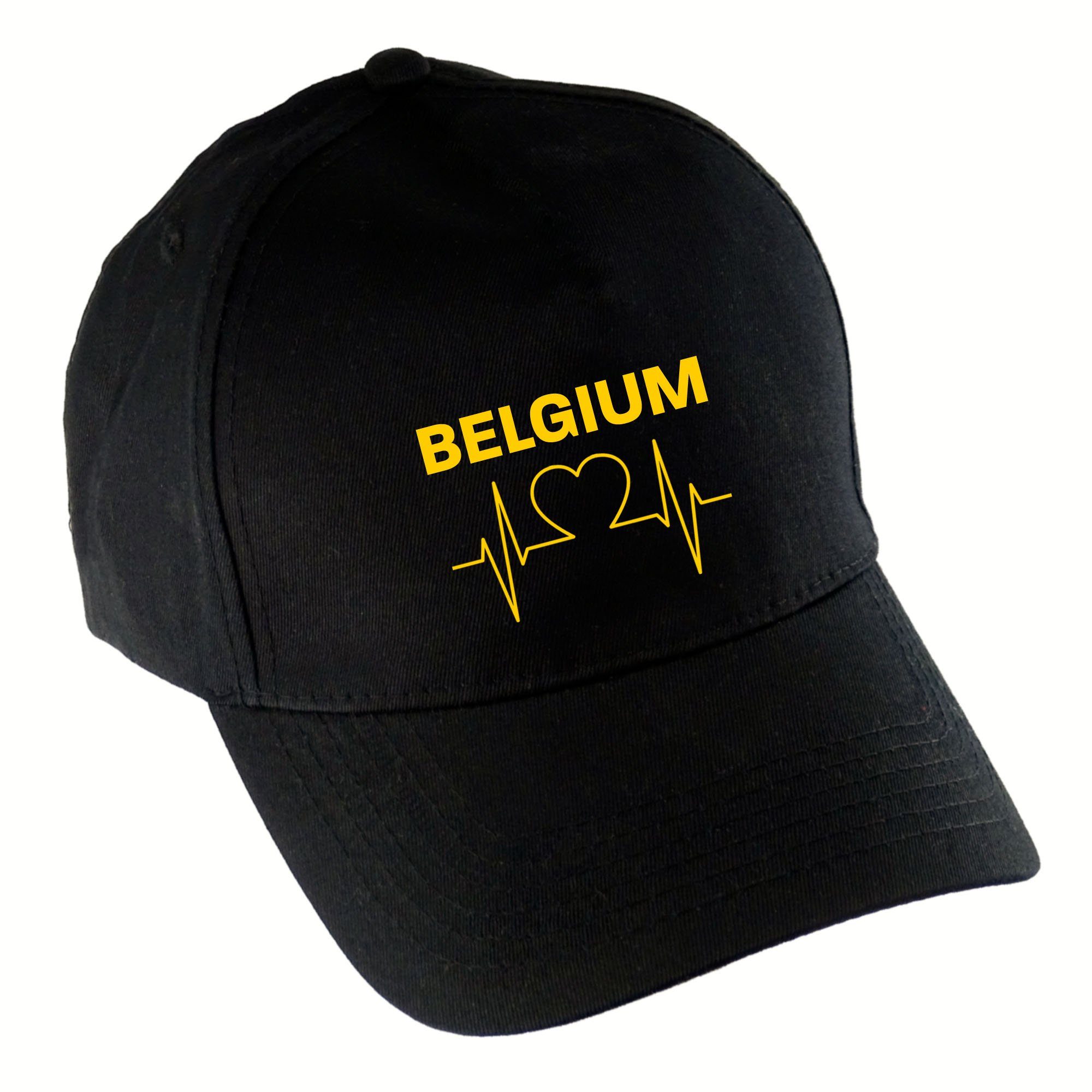 multifanshop Baseball Cap Belgium - Herzschlag - Mütze