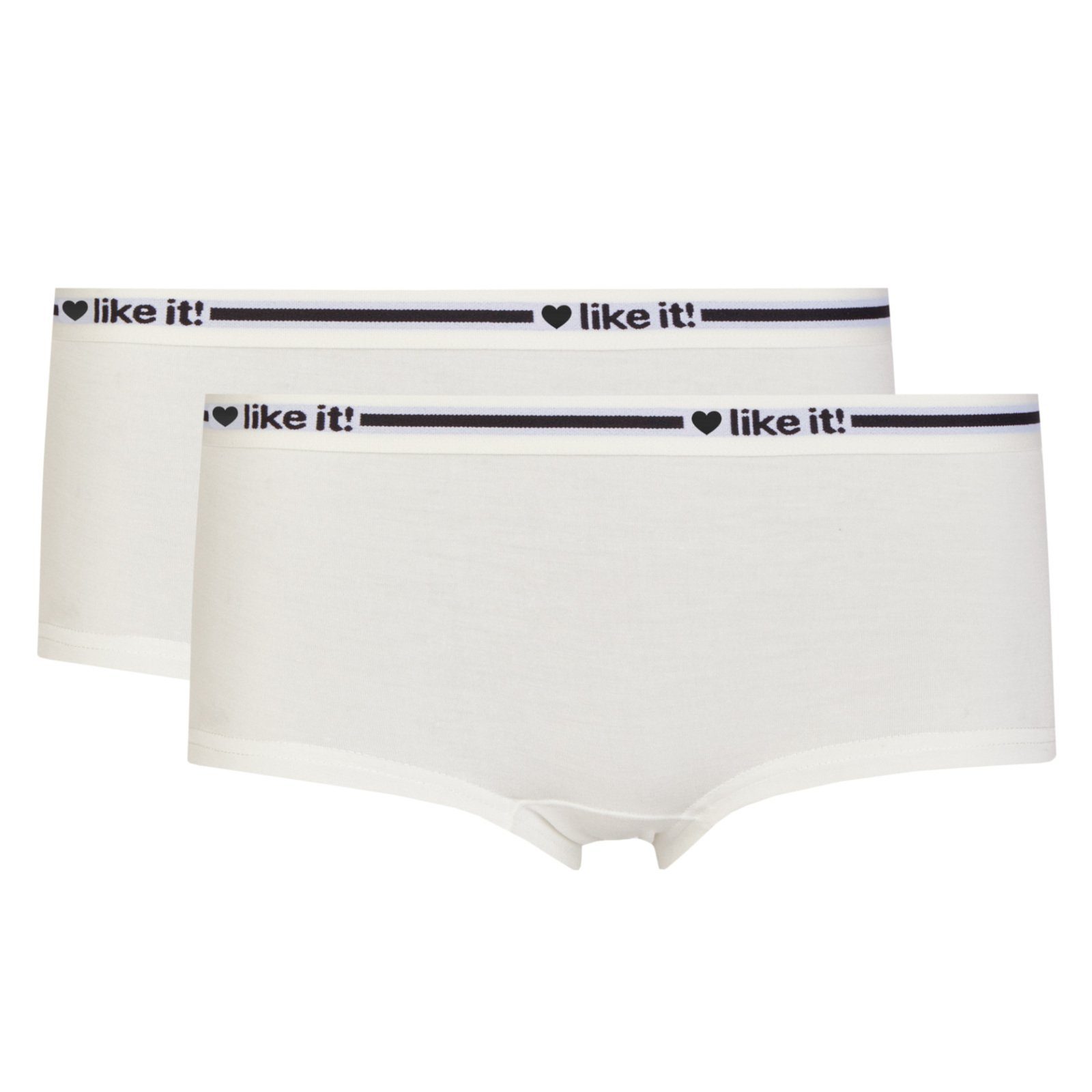 Panty like it! - Panty Serie Ella 2er Pack (S Ivory)