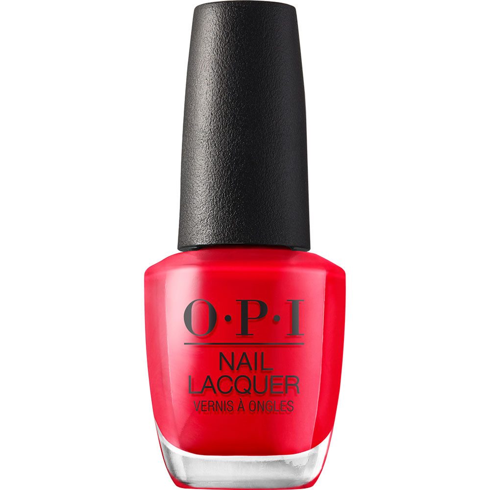 OPI Nagellack Nail Lacquer Cajun Shrimp™, schnelltrocknend, glänzend, glattes Finish, wischfest, hohe Deckkraft