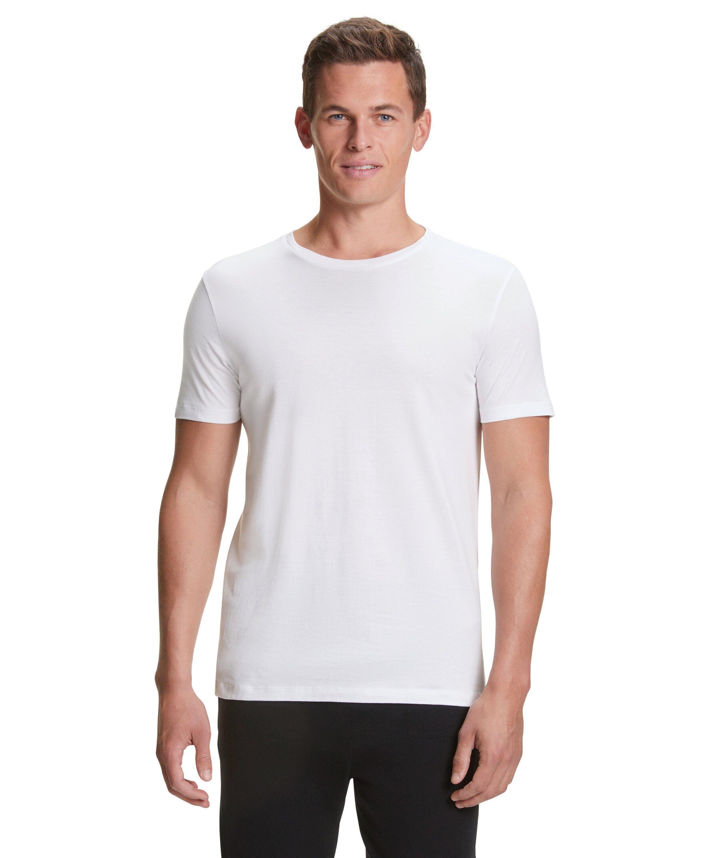 FALKE T-Shirt 2-Pack (2-tlg) aus atmungsaktivem Material white (2000)
