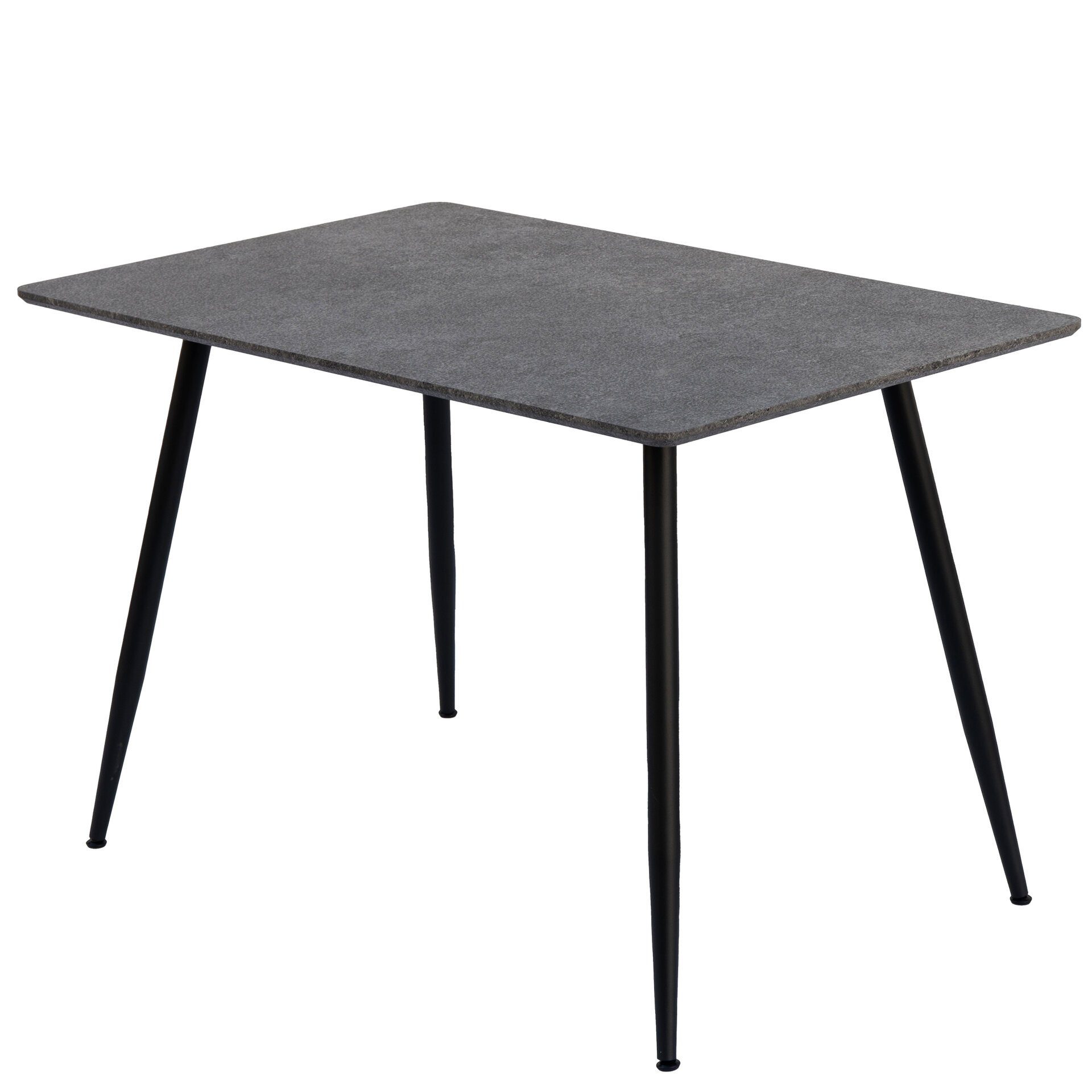 Metallrahmeт Granitoptik-Grau Tisch 115x75 Esszimmertisch MDF Danelia, TRISENS Esstisch Küchentisch Esstisch