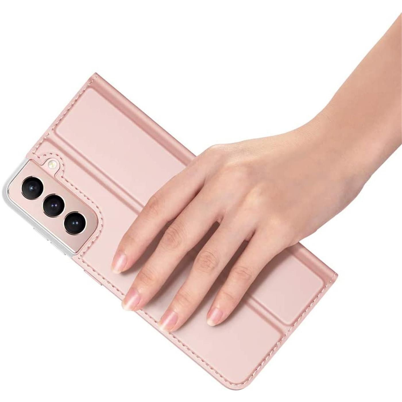 CoolGadget Handyhülle Klapptasche Wallet Kartenfach für Samsung Galaxy S22 6,1 Zoll, Ultra Slim Flip Case Hülle Klapphülle Cover Schutzhülle – Bild 2 von 5
