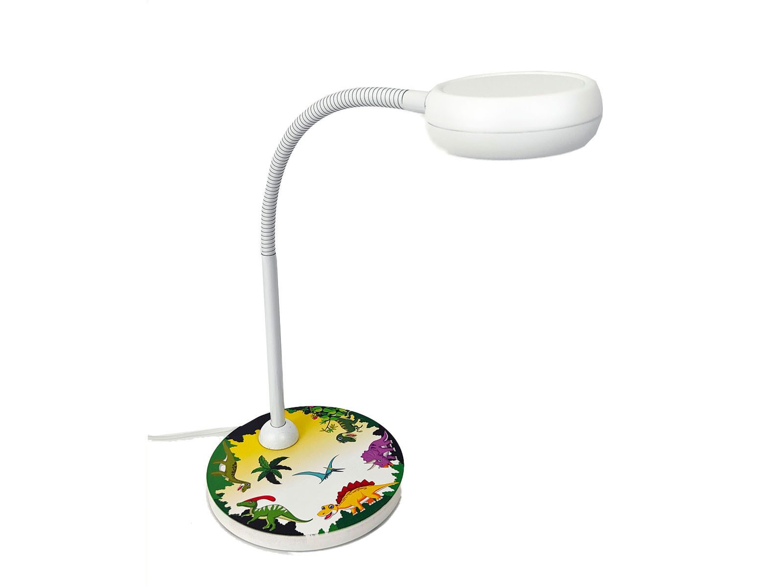 niermann LED Schreibtischlampe, Flexarm, LED wechselbar, Warmweiß, Leselampe Bett und Nachttisch-Lampe mit Holz-Fuß & Schwanenhals, 43cm