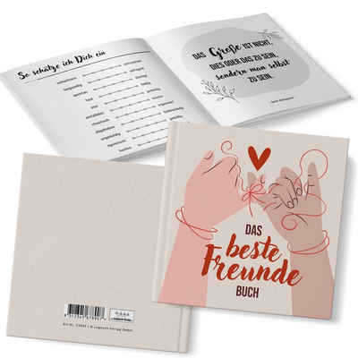 Logbuch-Verlag Notizbuch Beste Freunde Geschenk Buch zum Ausfüllen, Freundebuch für Erwachsene