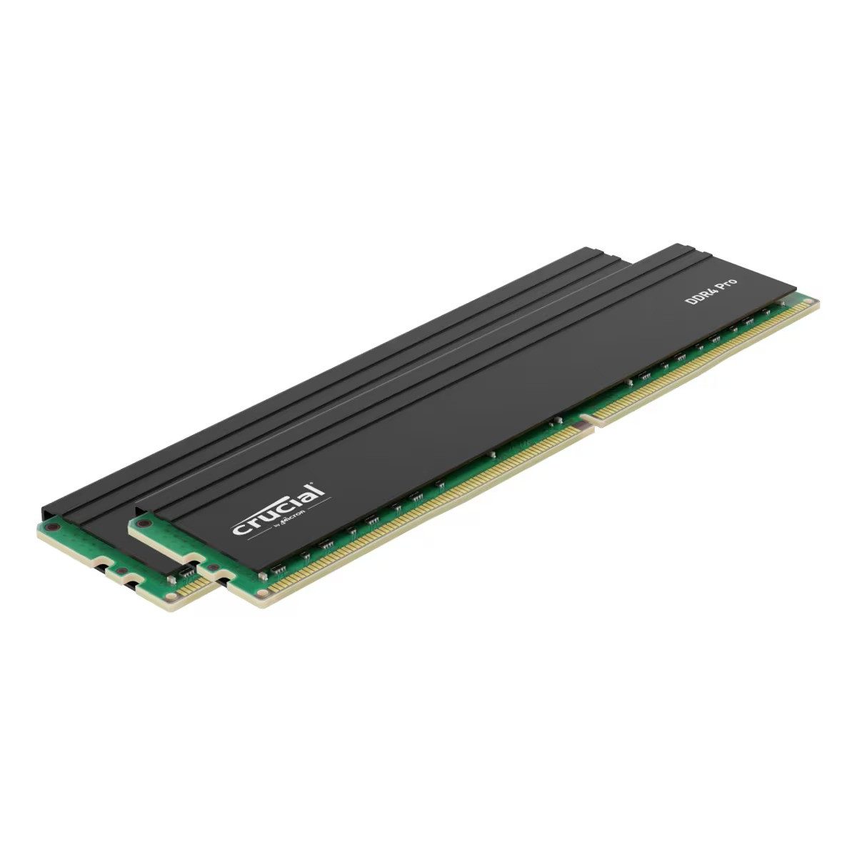 Crucial Pro 32GB RAM DDR4-3200 Dual Channel (2x16GB) CL22 PC-Arbeitsspeicher (Effizienter DDR4 Speicher für stabile Leistung im Desktop Betrieb)