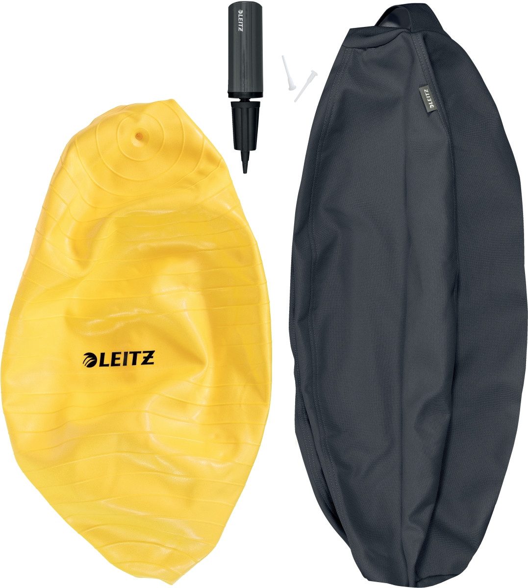 LEITZ Stehhilfe Sitzball Ergo Cosy 65 cm grau (6 Stück)