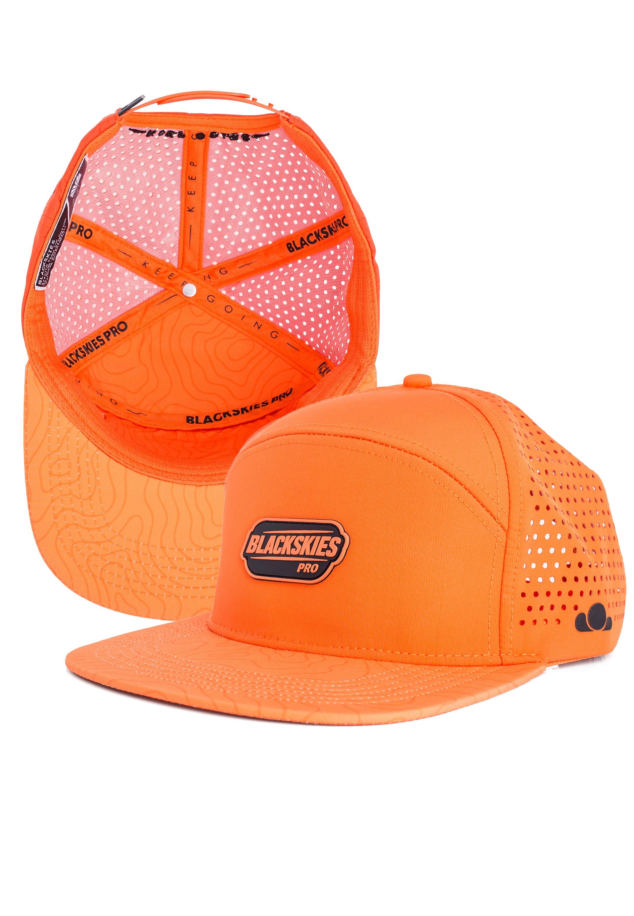 Blackskies Baseball Cap Pro Motion Sport Performance Cap Solar Flare Orange