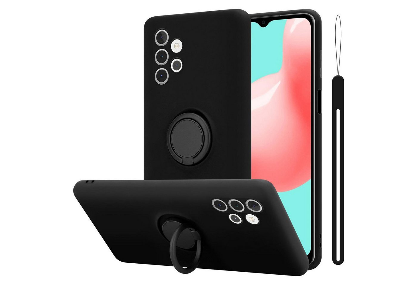 Cadorabo Handyhülle für Samsung Galaxy A32 5G Hülle Samsung Galaxy A32 5G, Robustes Hard Case - Handy Schutzhülle - Hülle - Back Cover Bumper