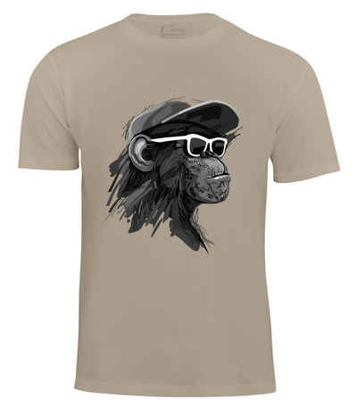Cotton Prime® T-Shirt mit Affenmotiv - Cool Monkey mit Brille