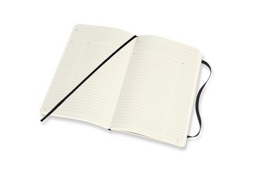 MOLESKINE Notizbuch, Groß (13x21) - mit weichem Einband - 70g-Papier - Schwarz