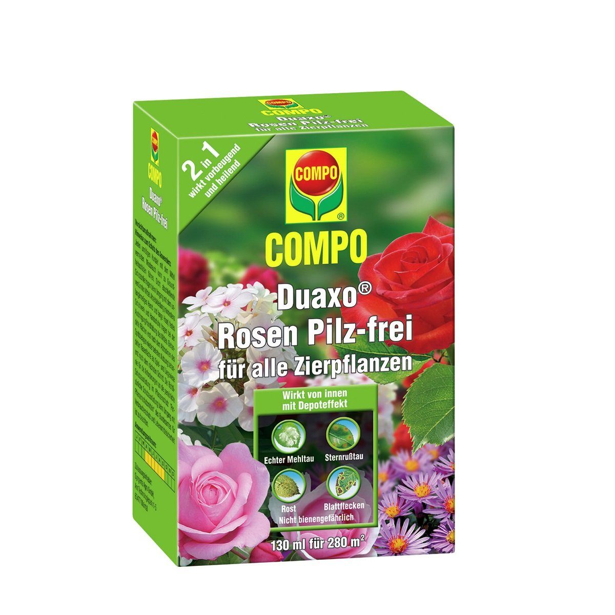 Compo Pflanzendünger COMPO Duaxo Rosen Pilzfrei B4 130ml