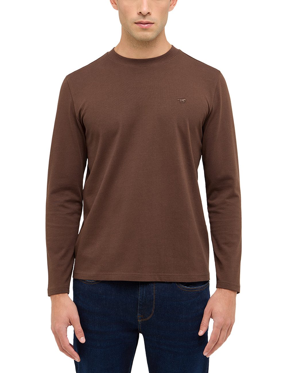 MUSTANG Langarmshirt Herren Style Asheville günstig online kaufen