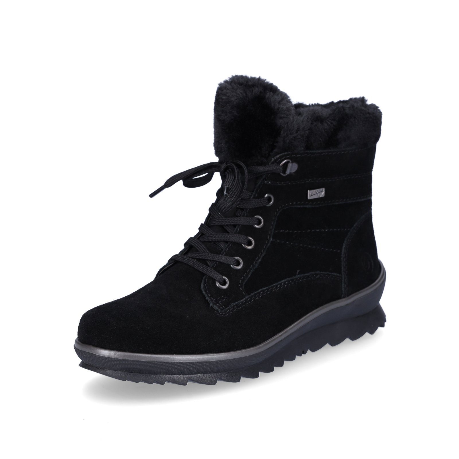 Schnurboot Schwarz Damen
